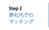 弊社内でのマッチング